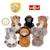 Peluche défis nature protect - tigre du bengale - 15 cm Collaboration Bioviva Noir 2 - vertbaudet enfant 