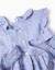 Robe en popeline à motif floral et volants Blanc+Bleu clair 6 - vertbaudet enfant 