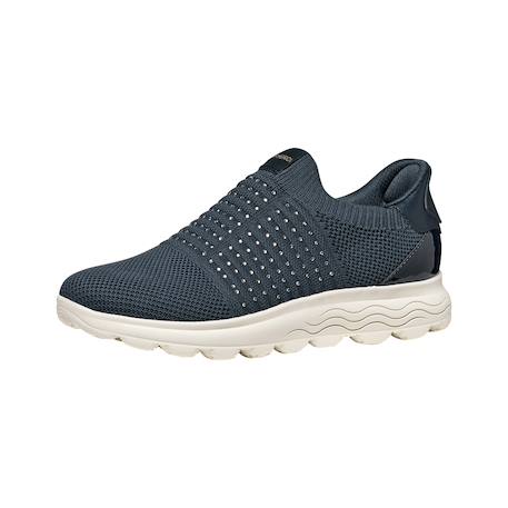 Baskets basses à enfiler Blanc+Marine+Noir 9 - vertbaudet enfant 
