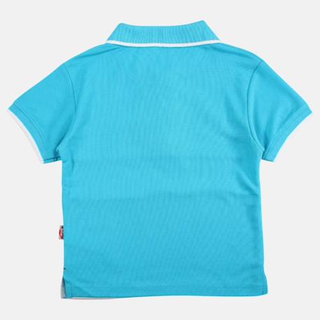 Polo manches courtes garçon imprimé Bleu+Marine+Noir+Rouge 5 - vertbaudet enfant 