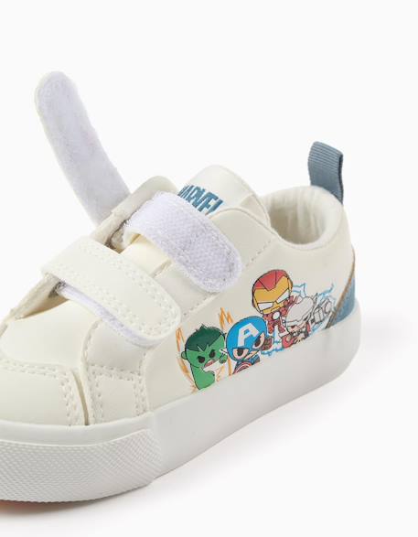 Baskets avec imprimé super friends Blanc 4 - vertbaudet enfant 