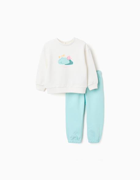 Bébé-Ensemble-Ensemble sweat et pantalon en coton