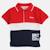 Polo manches courtes garçon imprimé Bleu+Marine+Noir+Rouge 21 - vertbaudet enfant 