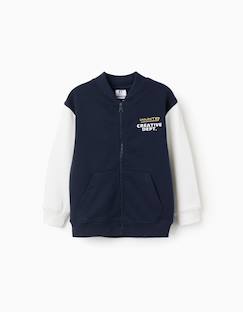 -Blouson bomber avec imprimé sur la poitrine
