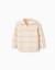 Pull en maille de coton à col polo Blanc 1 - vertbaudet enfant 