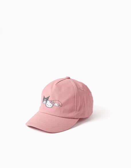 Casquette en coton avec imprimé hello kitty Rose clair 2 - vertbaudet enfant 