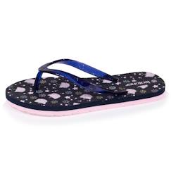 Chaussures-Tongs confort et tige colorée