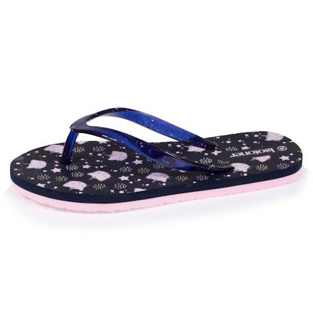 Tongs confort et tige colorée Marine+Rose 1 - vertbaudet enfant 
