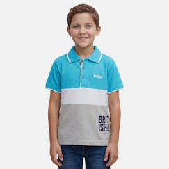 Garçon-T-shirt, polo, sous-pull-Polo manches courtes garçon imprimé