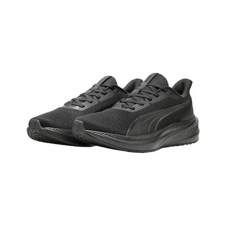 Baskets basses à lacets Blanc gris+Noir noir 10 - vertbaudet enfant 
