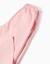 Pantalon en popeline à jambes larges et plis à l'avant Rose clair 4 - vertbaudet enfant 