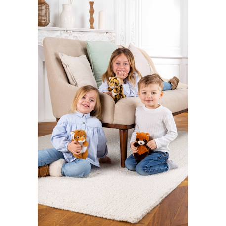 Peluche défis nature protect - tigre du bengale - 15 cm Collaboration Bioviva Noir 5 - vertbaudet enfant 
