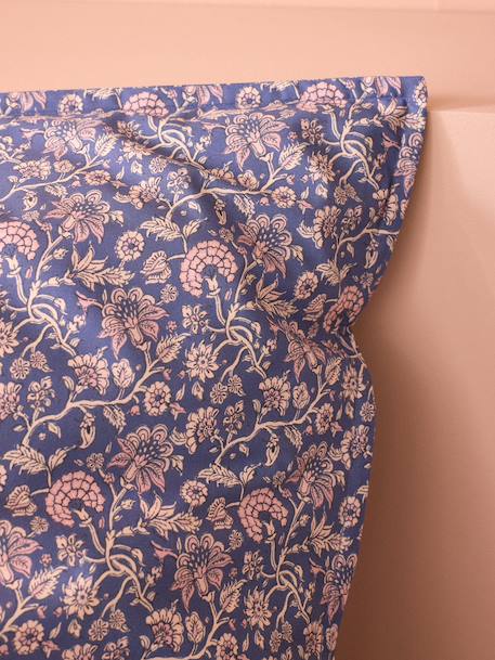 Taie d'oreiller percale de coton 'abélie' Bleu 2 - vertbaudet enfant 