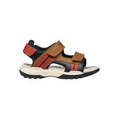 Chaussures-Sandales en cuir  à scratch