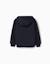Sweat à capuche avec imprimé et poche à l'avant Blanc+Bleu foncé+Jaune 6 - vertbaudet enfant 