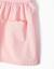 Robe en popeline avec col et manches à volants Rose clair 4 - vertbaudet enfant 