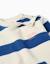 Sweat en coton rayé avec poche kangourou Bleu foncé 3 - vertbaudet enfant 