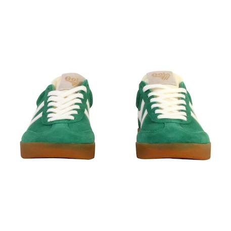 Baskets basses à lacets Bone blanc cassé noir+Emerald off white terracotta gum 11 - vertbaudet enfant 