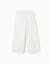 Pantalon en sergé de coton à jambe large Blanc+Jaune clair 2 - vertbaudet enfant 