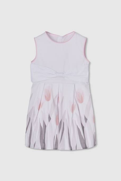Robe en satin Blanc 1 - vertbaudet enfant 