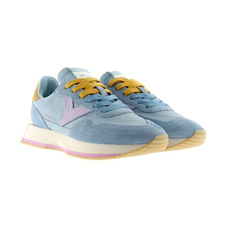 Baskets basses  à lacets Amarillo citron+Azul+Beige+Blanco+Lila+Multicolore+Noir+Rosa+Rose 8 - vertbaudet enfant 