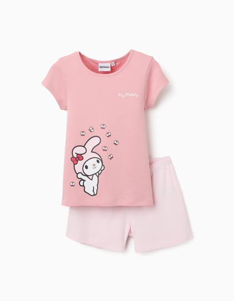Fille-Pyjama en coton à manches courtes avec imprimé my melody
