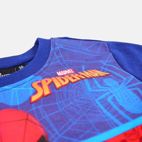 Ensemble garçon t-shirt manches courtes et short spiderman Bleu+Rouge 4 - vertbaudet enfant 