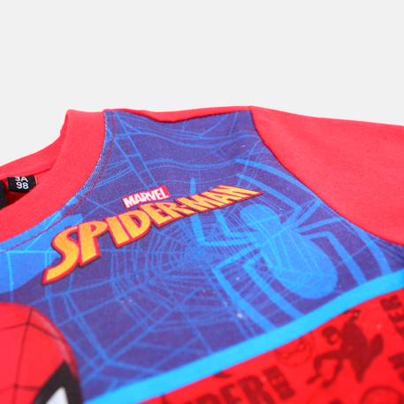 Ensemble garçon t-shirt manches courtes et short spiderman Bleu+Rouge 9 - vertbaudet enfant 