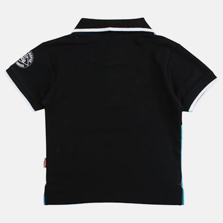 Polo manches courtes garçon imprimé Beige+Marine+Noir+Vert 15 - vertbaudet enfant 
