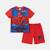 Ensemble garçon t-shirt manches courtes et short spiderman Bleu+Rouge 8 - vertbaudet enfant 