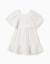 Robe en coton à manches cape et ceinture Blanc 4 - vertbaudet enfant 