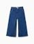 Pantalon en jean à jambes larges Bleu+Bleu clair 1 - vertbaudet enfant 
