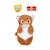 Peluche défis nature protect - tigre du bengale - 15 cm Collaboration Bioviva Noir 1 - vertbaudet enfant 