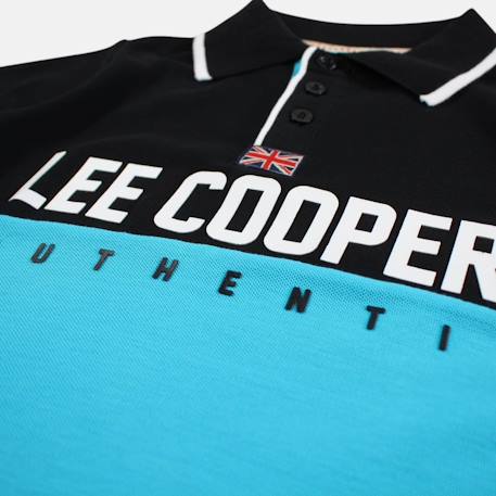 Polo manches courtes garçon imprimé Beige+Marine+Noir+Vert 14 - vertbaudet enfant 