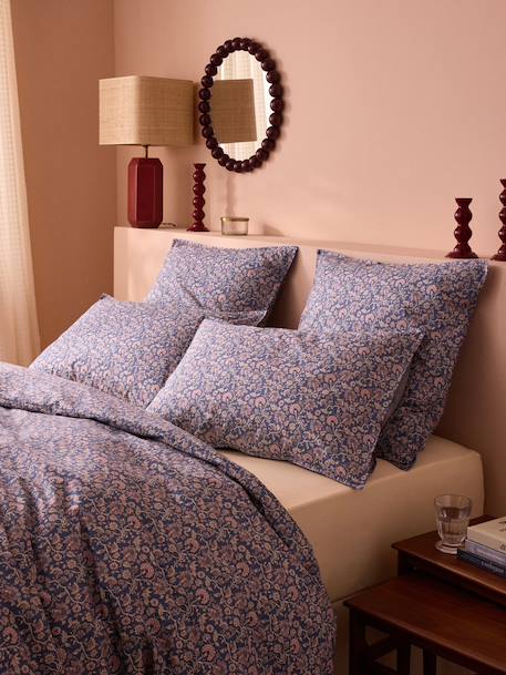 Taie d'oreiller percale de coton 'abélie' Bleu 3 - vertbaudet enfant 