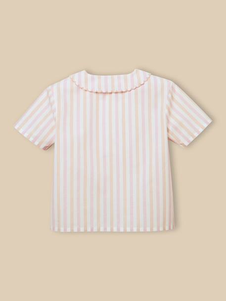 Pyjama rayé fille Rayure rose 4 - vertbaudet enfant 