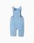 Combinaison en jean avec élastique Bleu 1 - vertbaudet enfant 