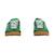 Baskets basses  à lacets Bubblegum cerise off white+Clementine moody orange off white+Emerald evergreen surf+Evergreen plume soleil+Green mist evergreen off white+Pale pink  clay off white+Rouge coral 17 - vertbaudet enfant 