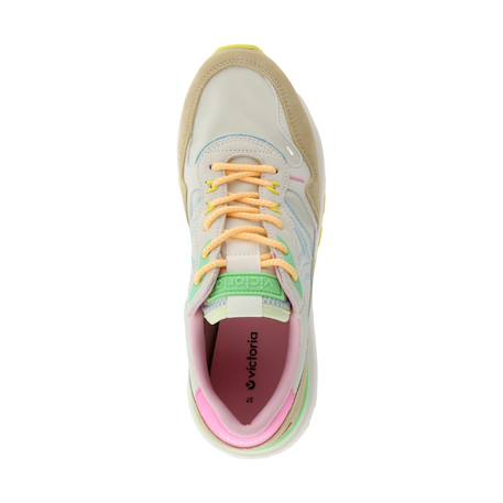 Baskets basses  à lacets Amarillo citron+Azul+Beige+Blanco+Lila+Multicolore+Noir+Rosa+Rose 14 - vertbaudet enfant 