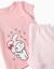 Pyjama en coton à manches courtes avec imprimé my melody Rose clair 3 - vertbaudet enfant 