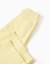 Pantalon en sergé de coton à jambe large Blanc+Jaune clair 8 - vertbaudet enfant 