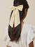 Barrette fille grand noeud vichy Vichy jaune+Vichy marine 1 - vertbaudet enfant 