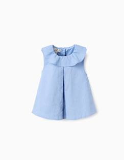 Bébé-Chemise, blouse-Blouse sans manches en coton avec broderie