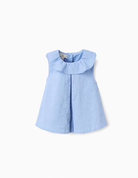 Bébé-Blouse sans manches en coton avec broderie