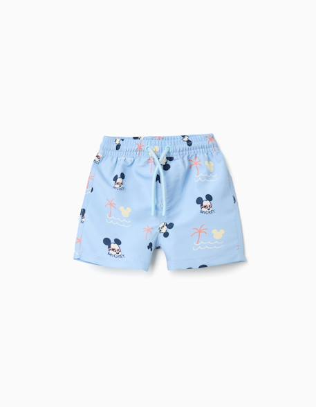 Bébé-Maillot de bain, accessoires de plage-Short de bain avec motif mickey et cordon de serrage