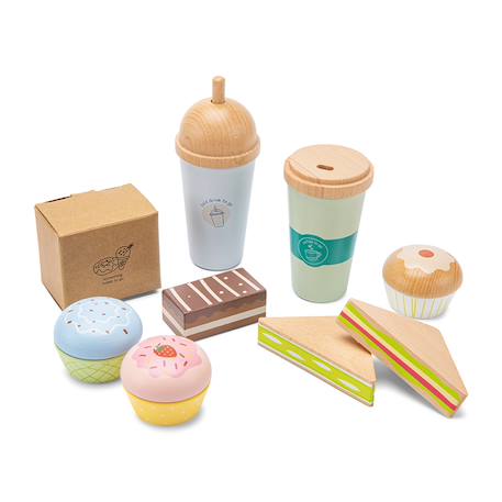 Ensemble de jeu avec café à emporter Beige 2 - vertbaudet enfant 