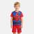 Ensemble garçon t-shirt manches courtes et short spiderman Bleu+Rouge 6 - vertbaudet enfant 