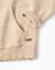 Gilet en maille à capuche et lignes en relief Beige clair+Marrón 4 - vertbaudet enfant 