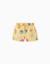 Short de bain avec motif marvel et cordon de serrage Jaune foncé 1 - vertbaudet enfant 