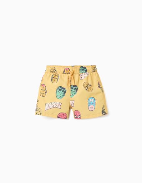 Garçon-Short de bain avec motif marvel et cordon de serrage